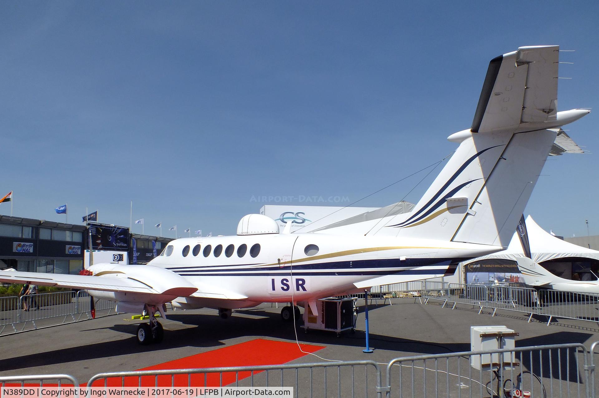 N389DD, Beechcraft 350 Super King Air C/N FL-389, Beechcraft 350 Super King Air ISR at the Aerosalon Paris 2017