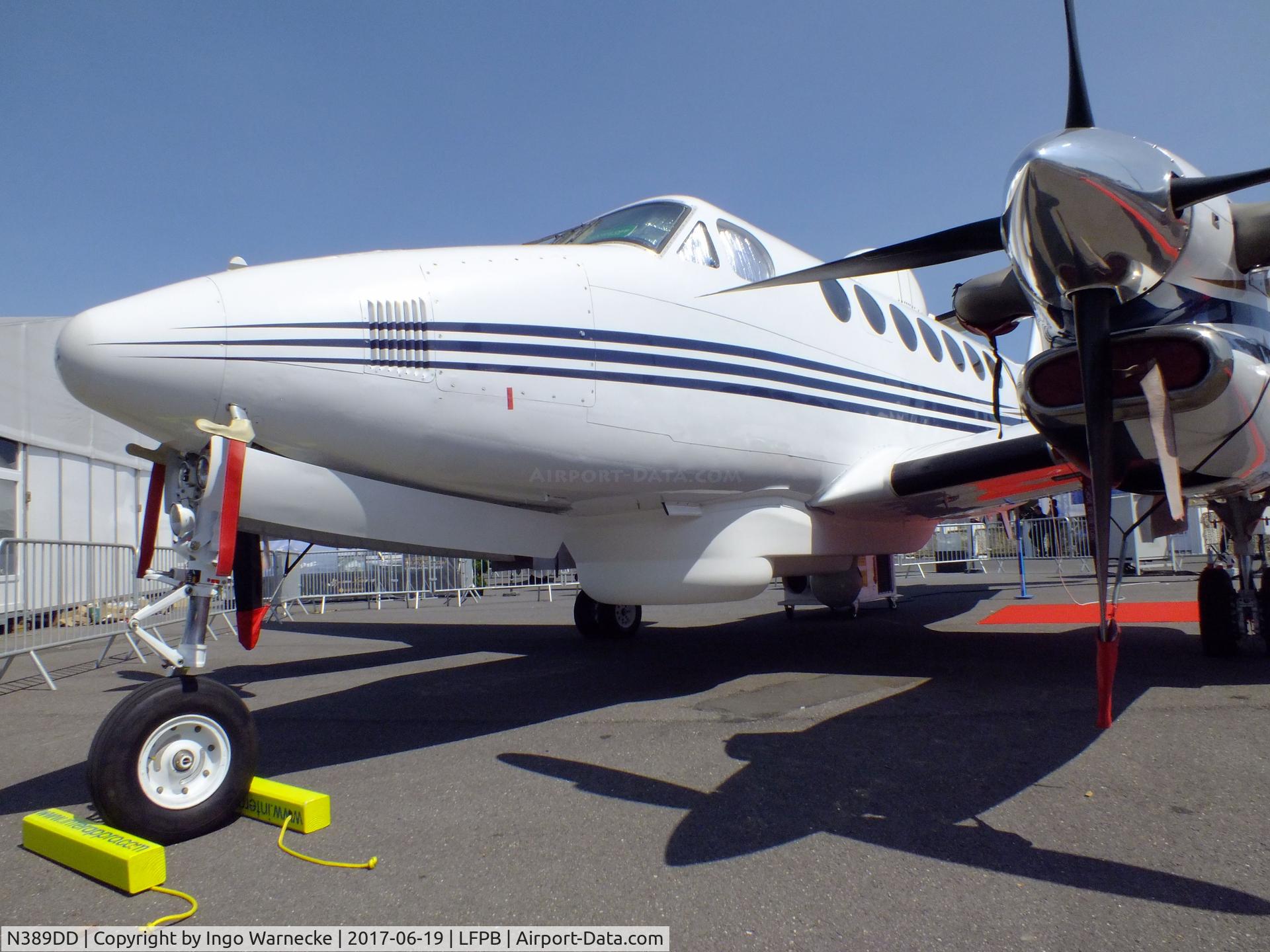 N389DD, Beechcraft 350 Super King Air C/N FL-389, Beechcraft 350 Super King Air ISR at the Aerosalon Paris 2017
