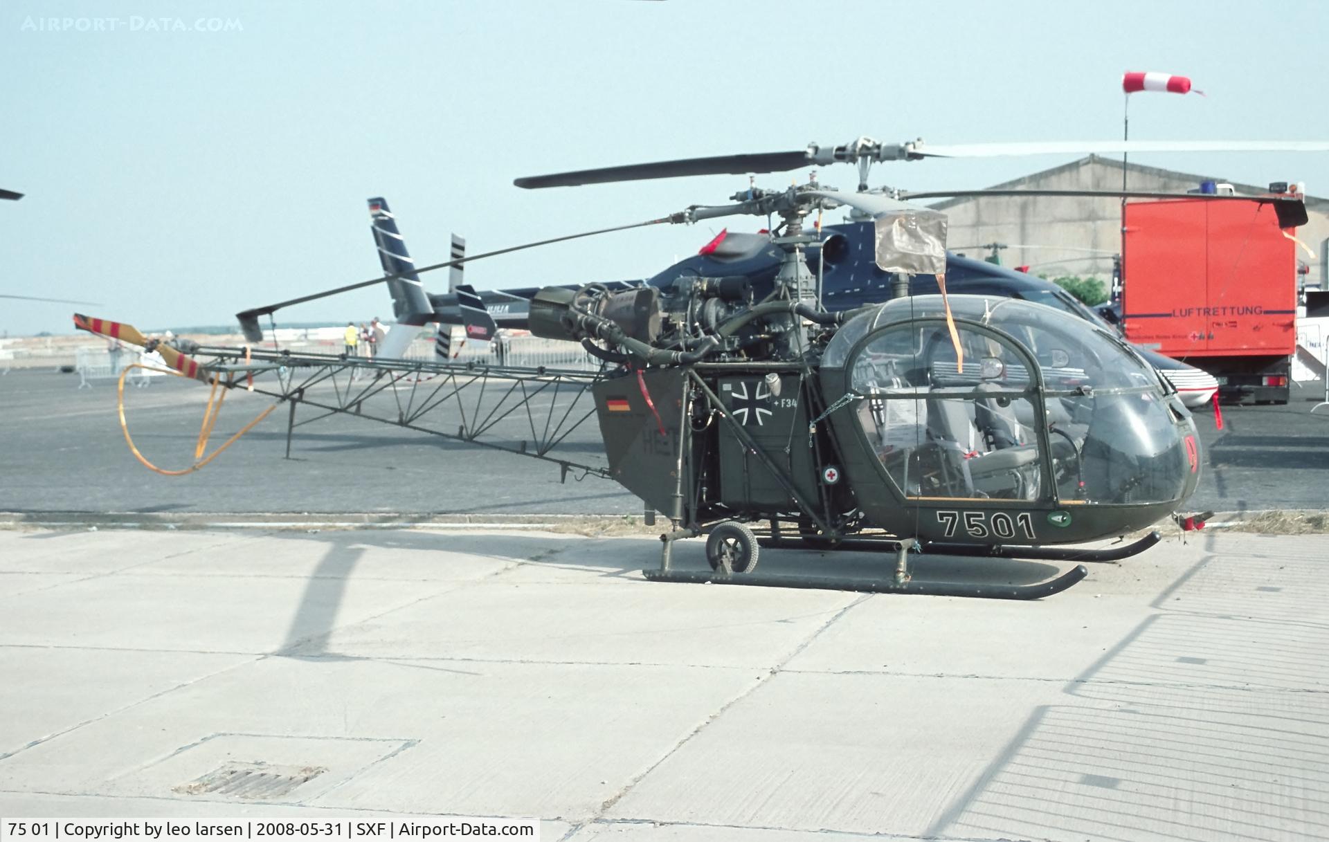 75 01, Sud SE-3130 Alouette II C/N 1178, Berlin Air Show 31.5.2008