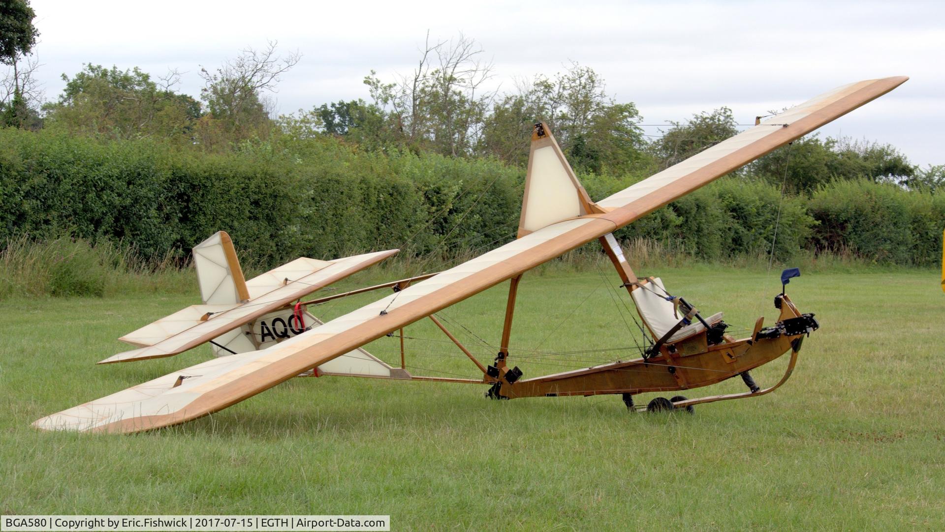 BGA580, 1936 Schneider S.G.38 C/N Not found BGA580, 3. BGA580 prepared for the Evening Airshow, The Shuttleworth Collection, July, 2017