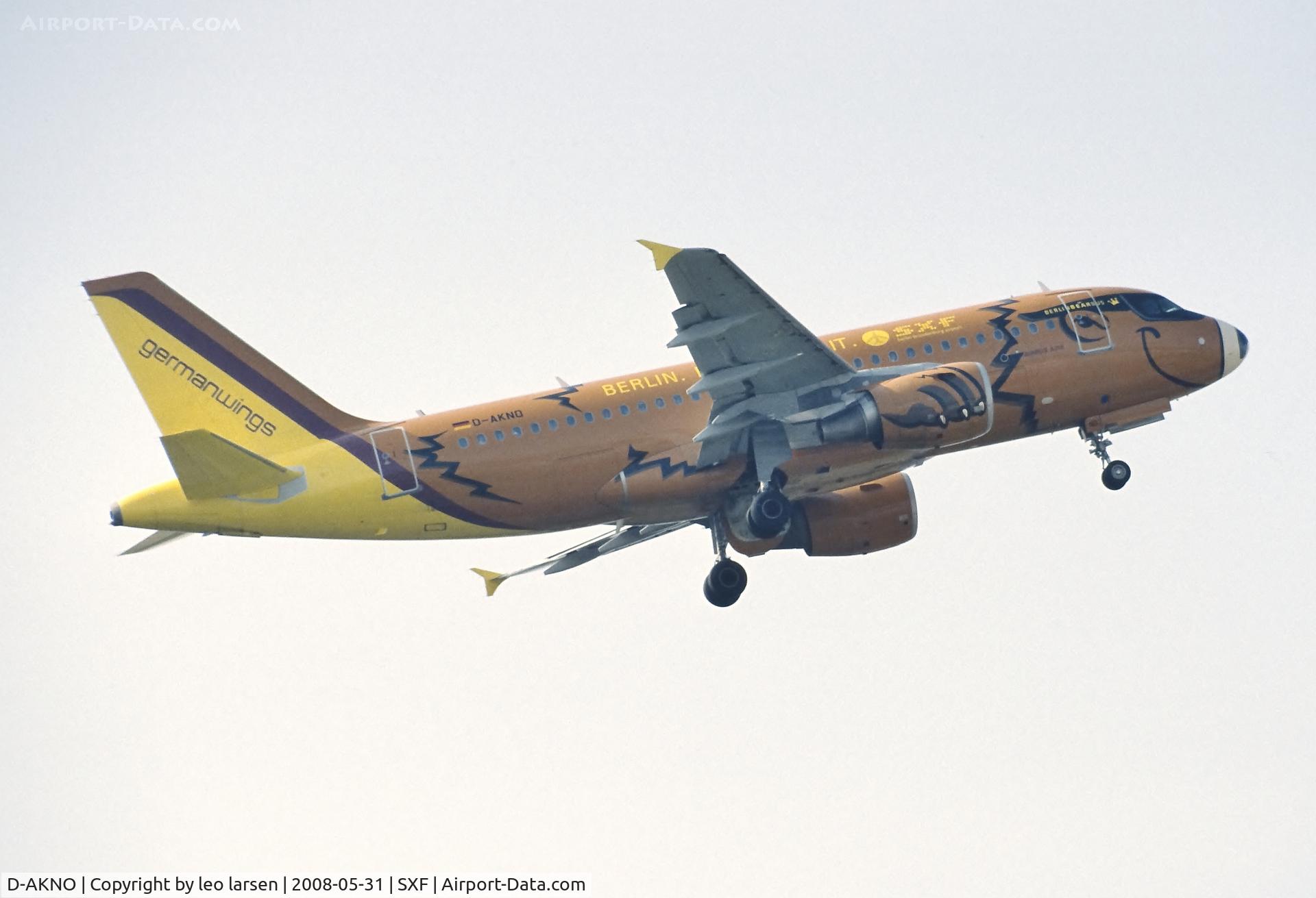 D-AKNO, 1999 Airbus A319-112 C/N 1147, Berlin  31.5.2008