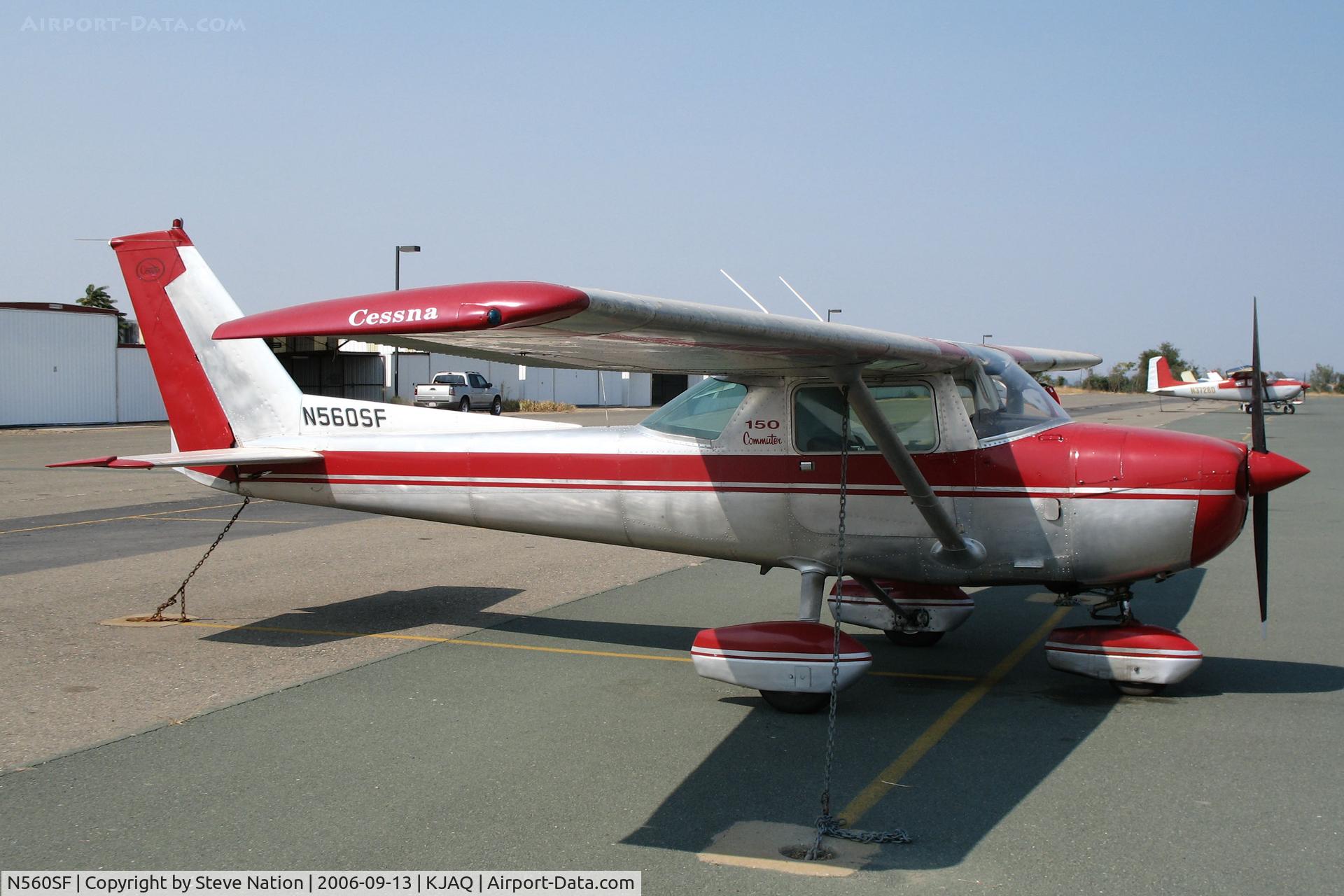N560SF, 1974 Cessna 150M C/N 15075865, Locally-based 1974 Cessna 150M @ Westover Field/Amador County Airport, Jackson, CA