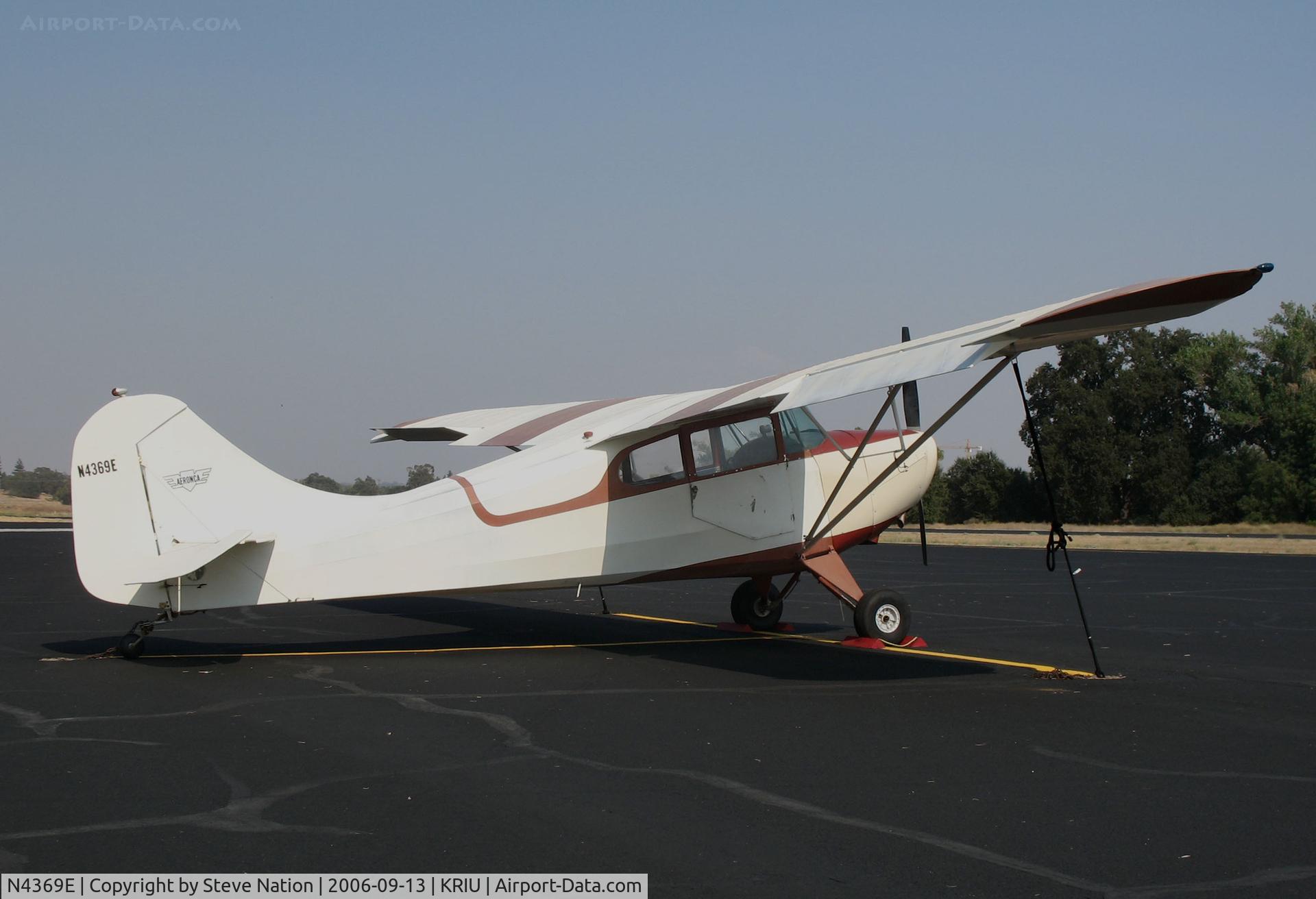 N4369E, 1948 Aeronca 11CC Super Chief C/N 11CC-195, Locally-based 1948 Aeronca 11CC Super Chief @ Rancho Murieta, CA