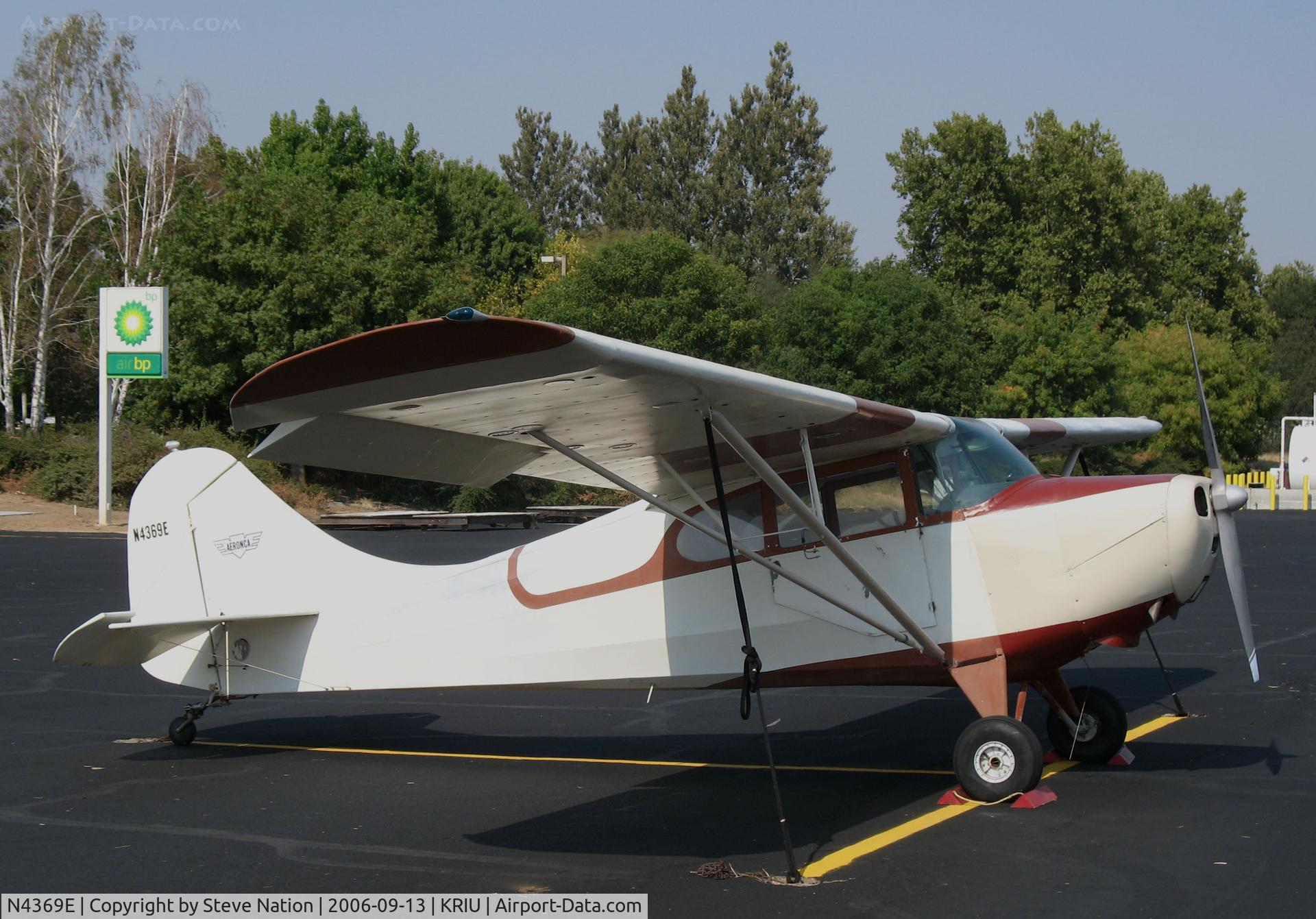 N4369E, 1948 Aeronca 11CC Super Chief C/N 11CC-195, Locally-based 1948 Aeronca 11CC Super Chief @ Rancho Murieta, CA