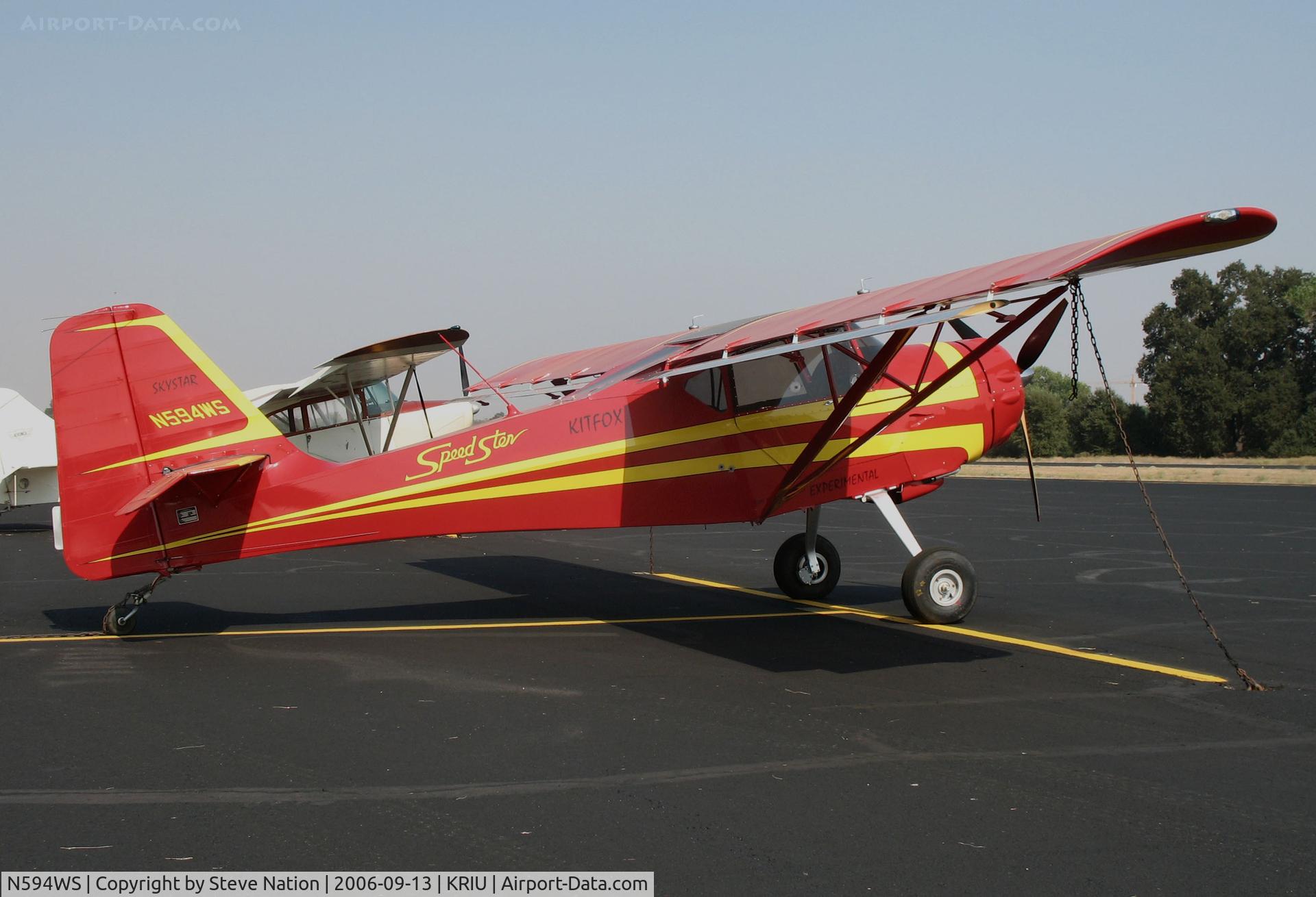N594WS, 1994 Skystar Kitfox Series 5 Speedster C/N EBS 005, Locally-based 1994 Skystar Kitfox Series 5 Speedster @ Rancho Murieta, CA