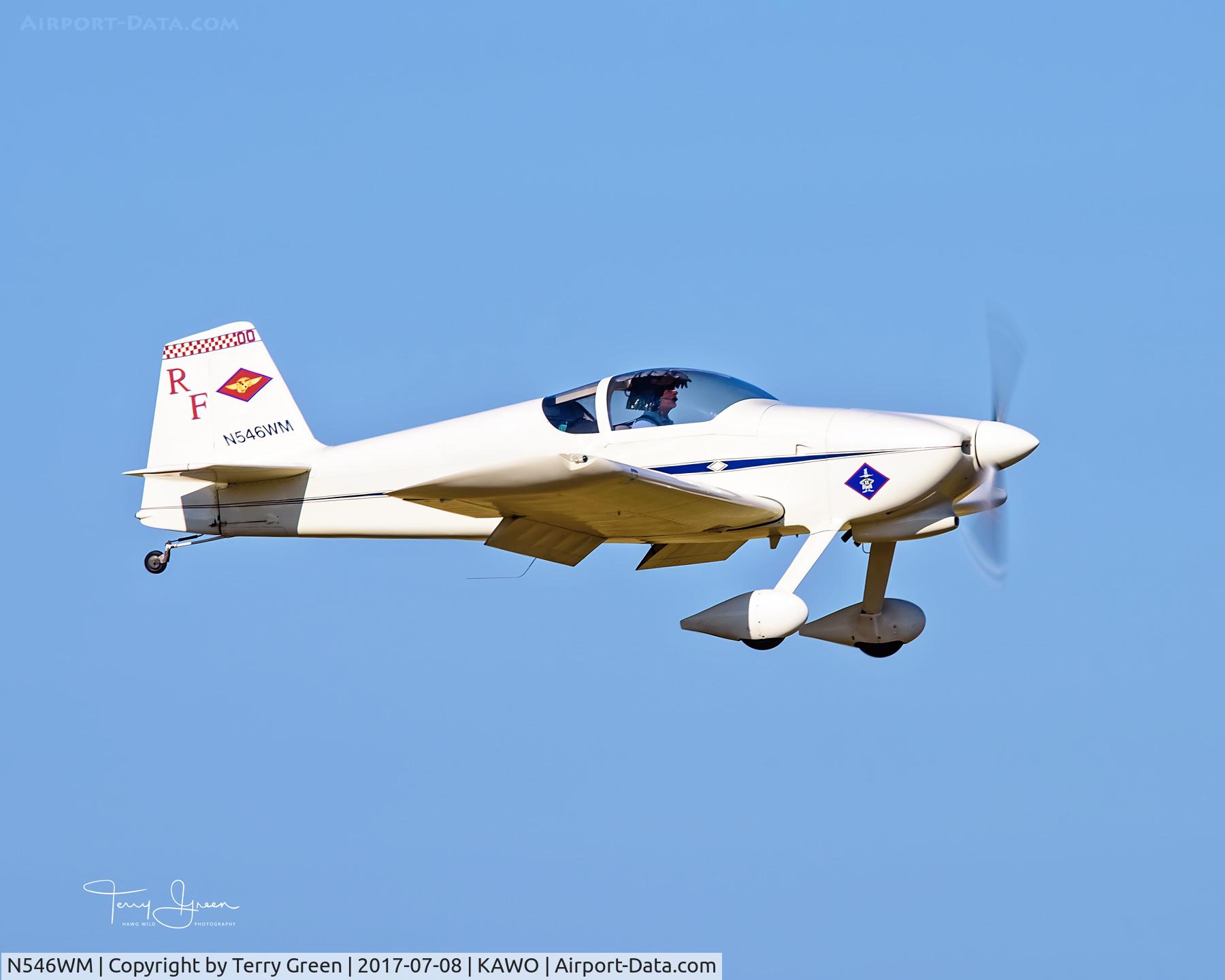N546WM, 2001 Vans RV-6 C/N 24423, 2017 ARLINGTON FLY-IN