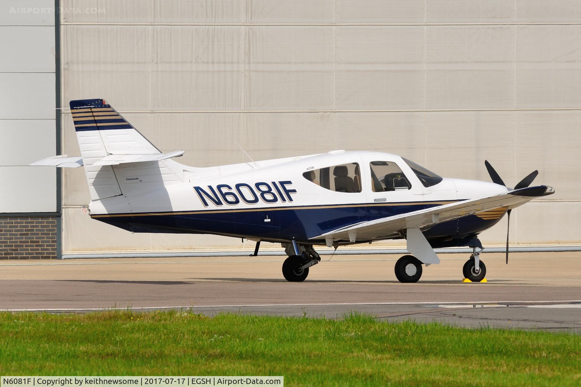 N6081F, 2001 Rockwell Commander 114-B C/N 14681, Return Visitor.