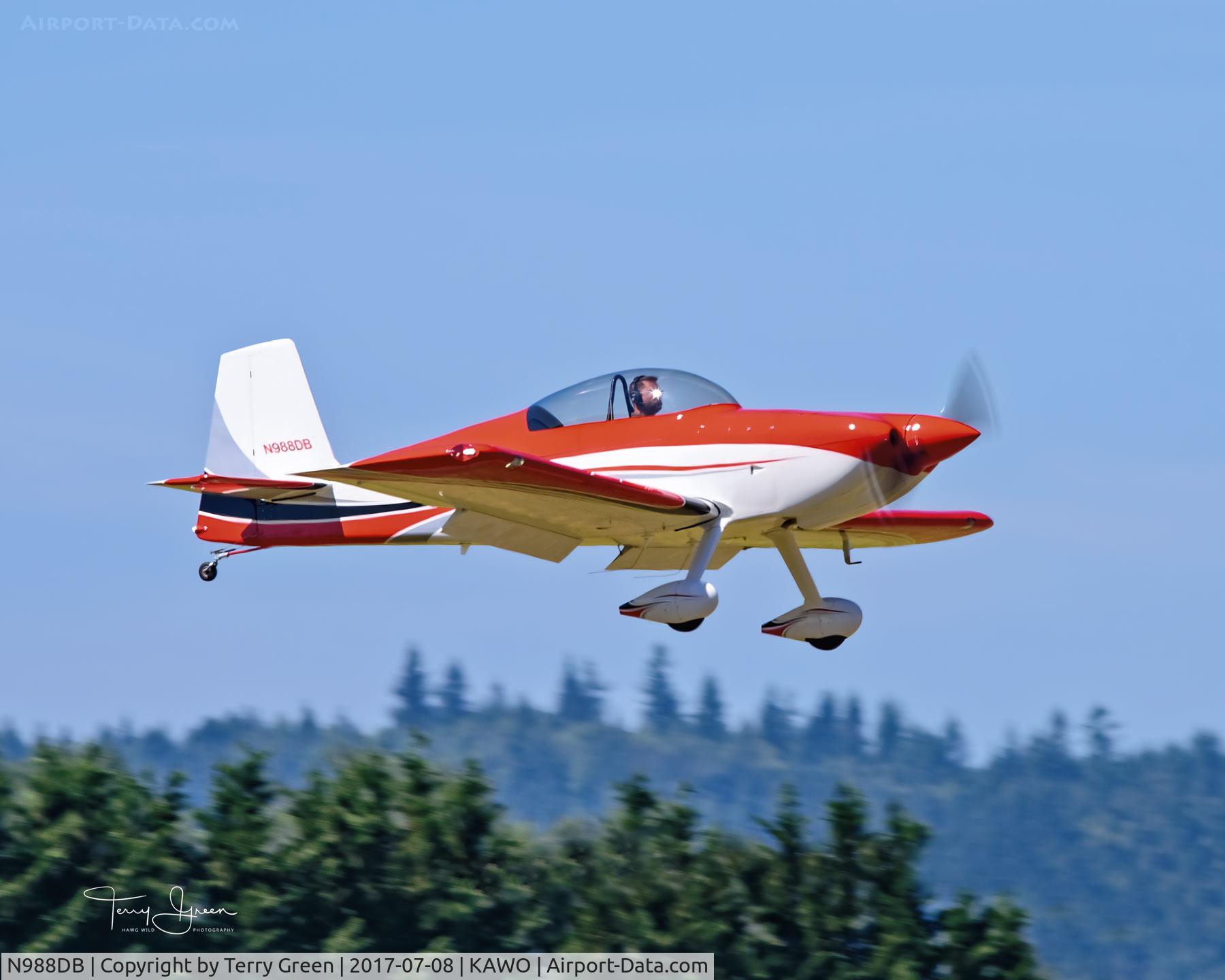 N988DB, 2013 Vans RV- 8 C/N 83226, 2017 ARLINGTON FLY-IN