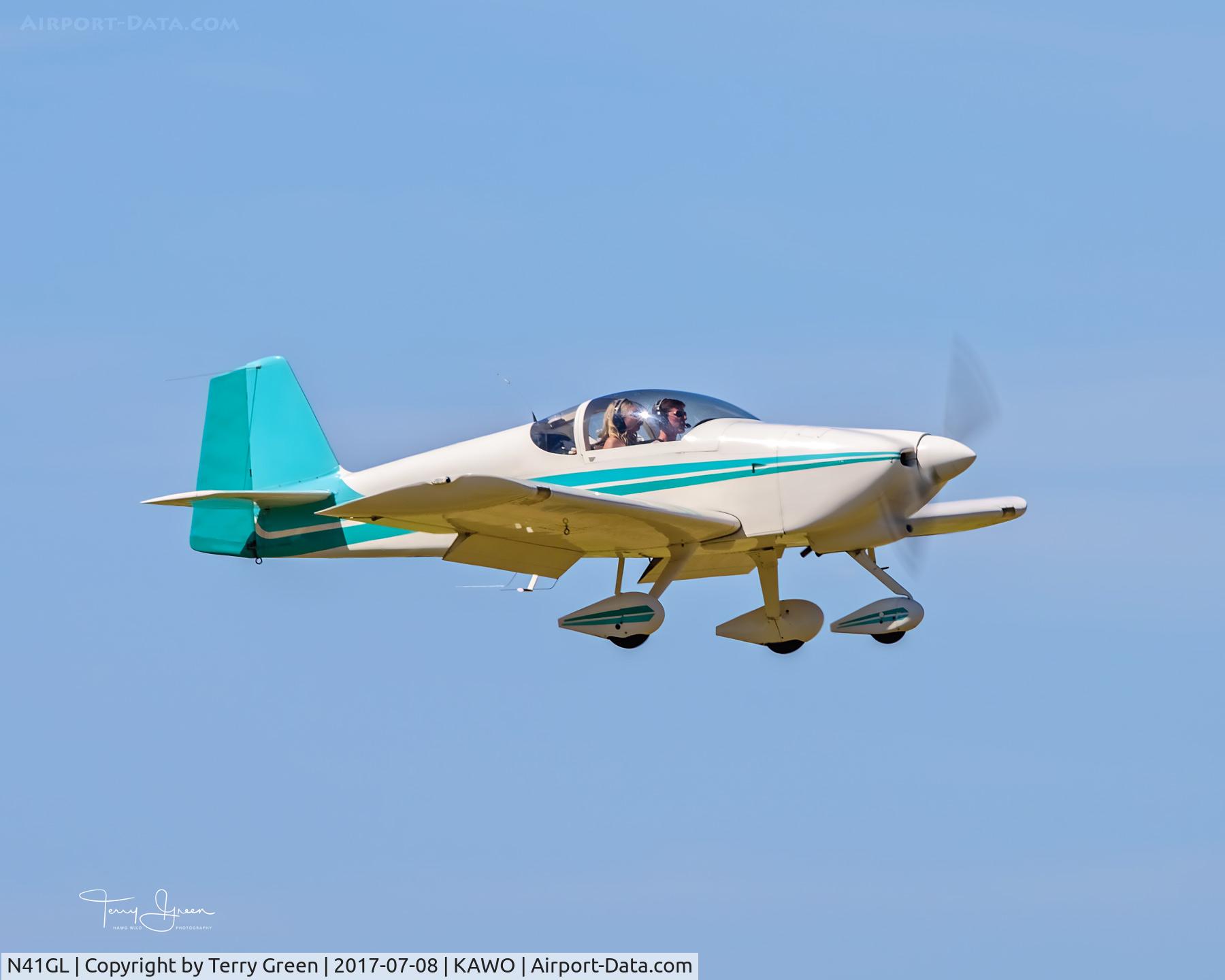 N41GL, 1996 Vans RV-6A C/N 23924, 2017 ARLINGTON FLY-IN