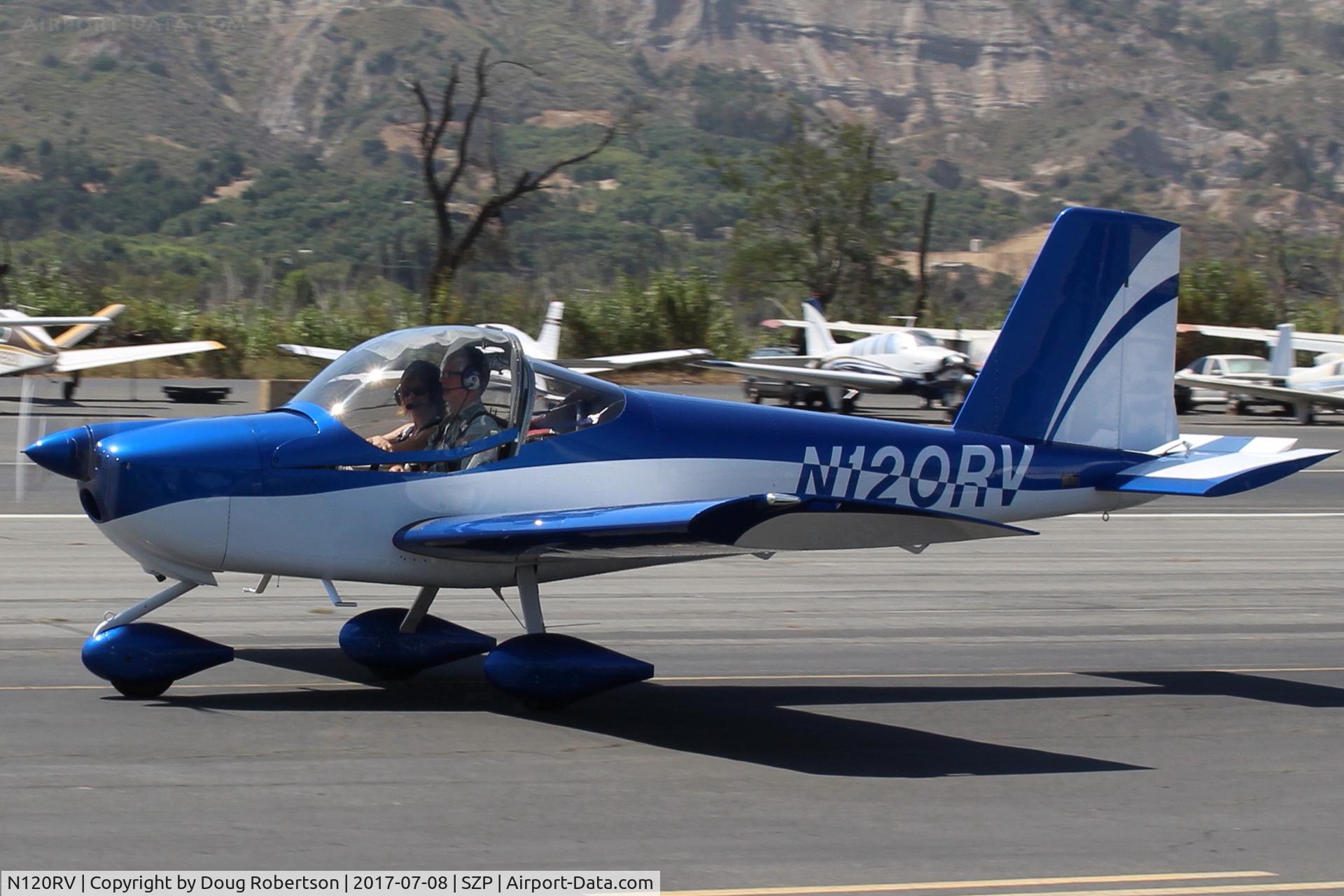 N120RV, 2013 Vans RV-12 C/N 120530, 2013 Brenneise VAN's RV-12A E-LSA, Rotax 912ULS 100 Hp, taxi to Rwy 22