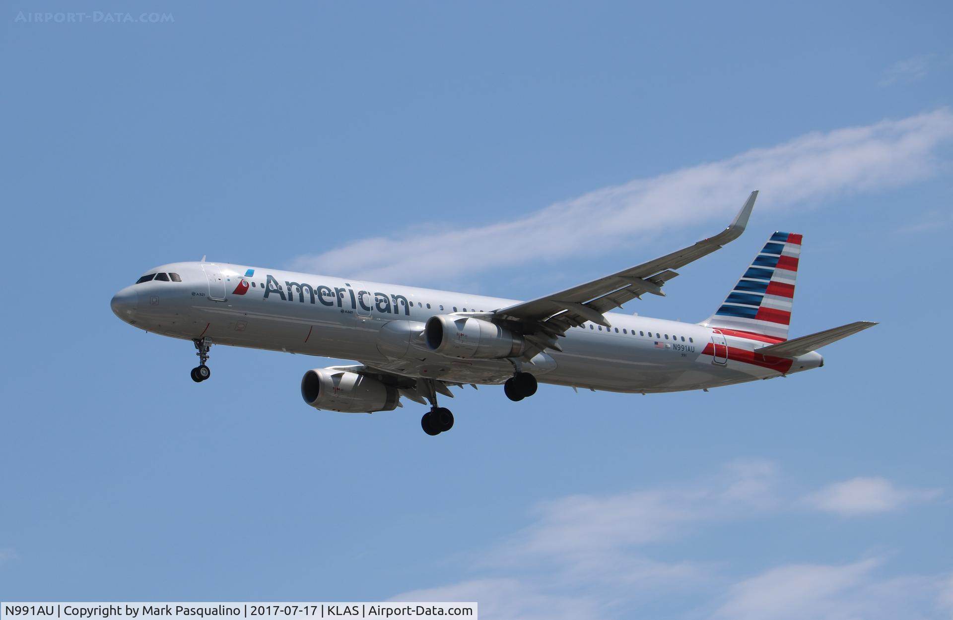 N991AU, 2016 Airbus A321-231 C/N 7131, Airbus A321
