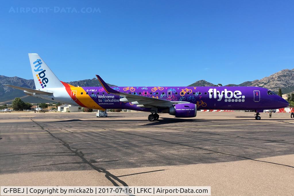 G-FBEJ, 2007 Embraer 195LR (ERJ-190-200LR) C/N 19000155, Parked