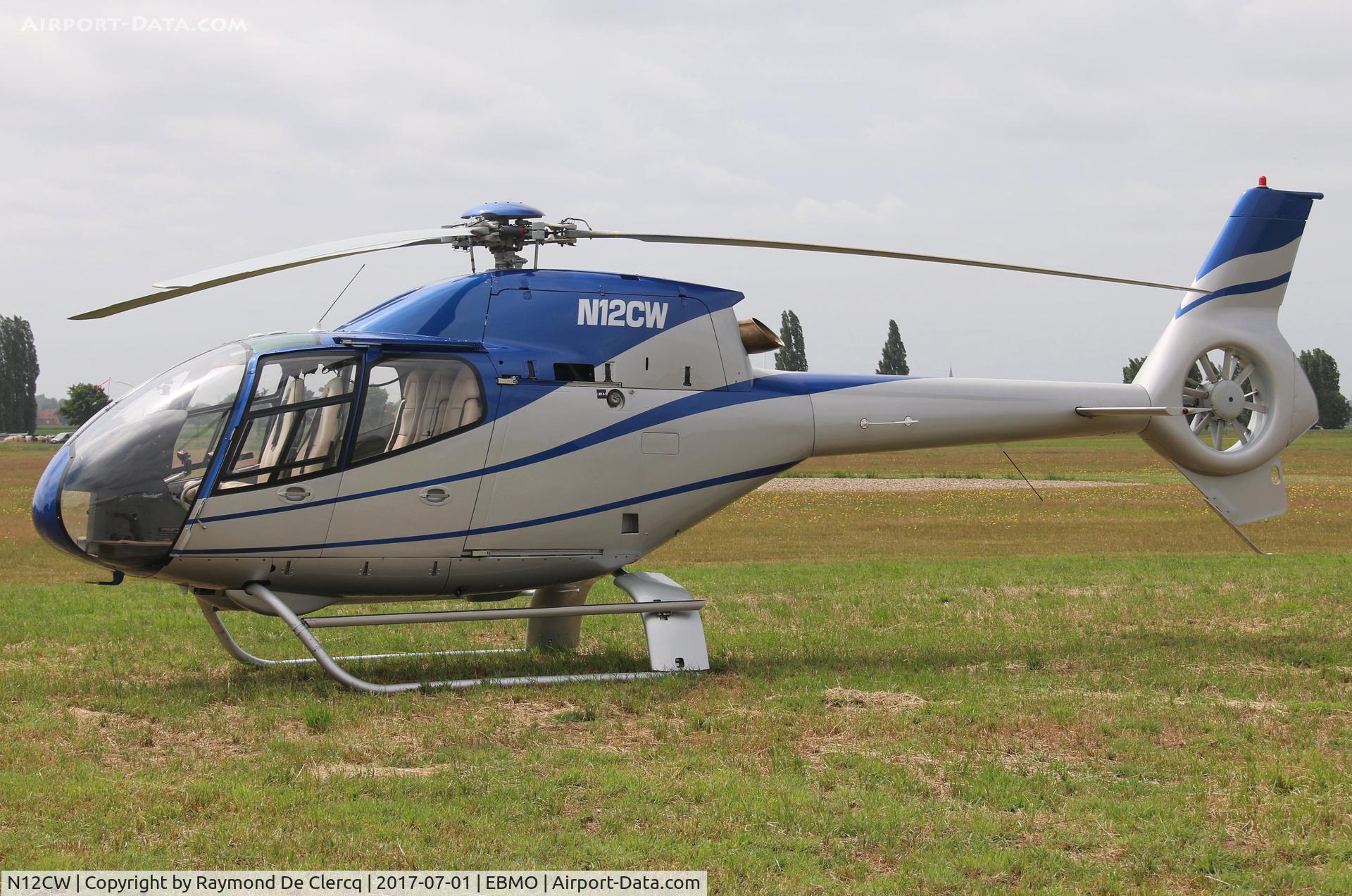 N12CW, 1999 Eurocopter EC-120B Colibri C/N 1077, Moorsele fly in.