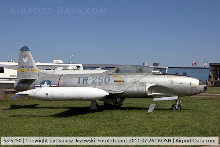 53-5250, 1953 Lockheed T-33A-1-LO Shooting Star C/N 580-8589, Lockheed T-33A Shooting Star CN 580-8589