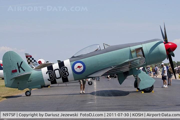 N97SF, 1952 Hawker Sea Fury FB.11 C/N 37729, Hawker Siddeley Sea Fury Mk.II CN WJ298, N97SF