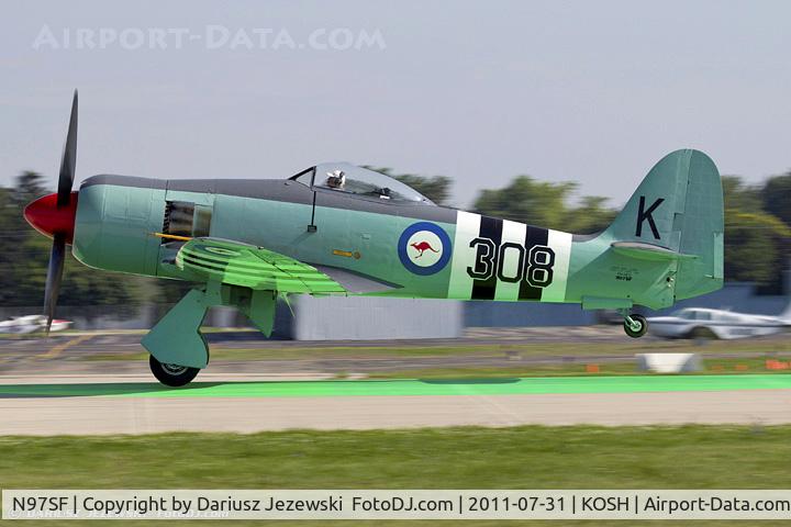 N97SF, 1952 Hawker Sea Fury FB.11 C/N 37729, Hawker Siddeley Sea Fury Mk.II CN WJ298, N97SF
