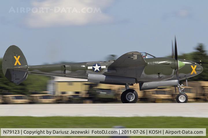 N79123, 1945 Lockheed P-38L-5 Lightning C/N 422-8235, Lockheed P-38L-5 Lightning Ruff Stuff CN 422-8235, NX79123