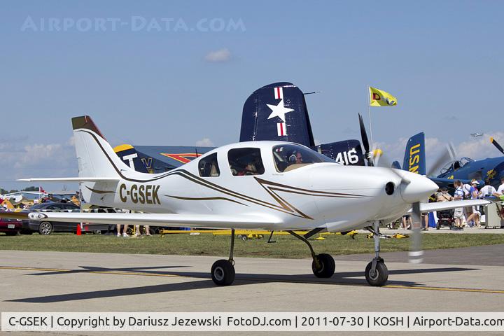 C-GSEK, 2007 Lancair IV C/N 193, Lancair 4 CN 193, C-GSEK