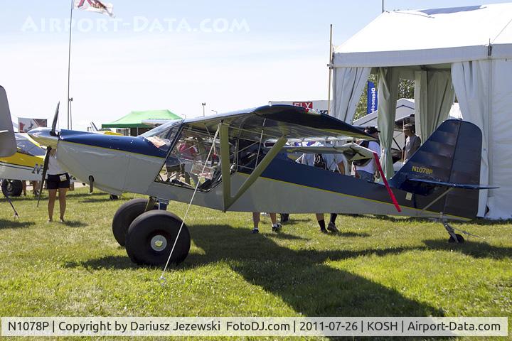 N1078P, 2004 Skystar Kitfox Series 7 C/N S60111-068, Kitfox VII CN S60111-068, N1078P