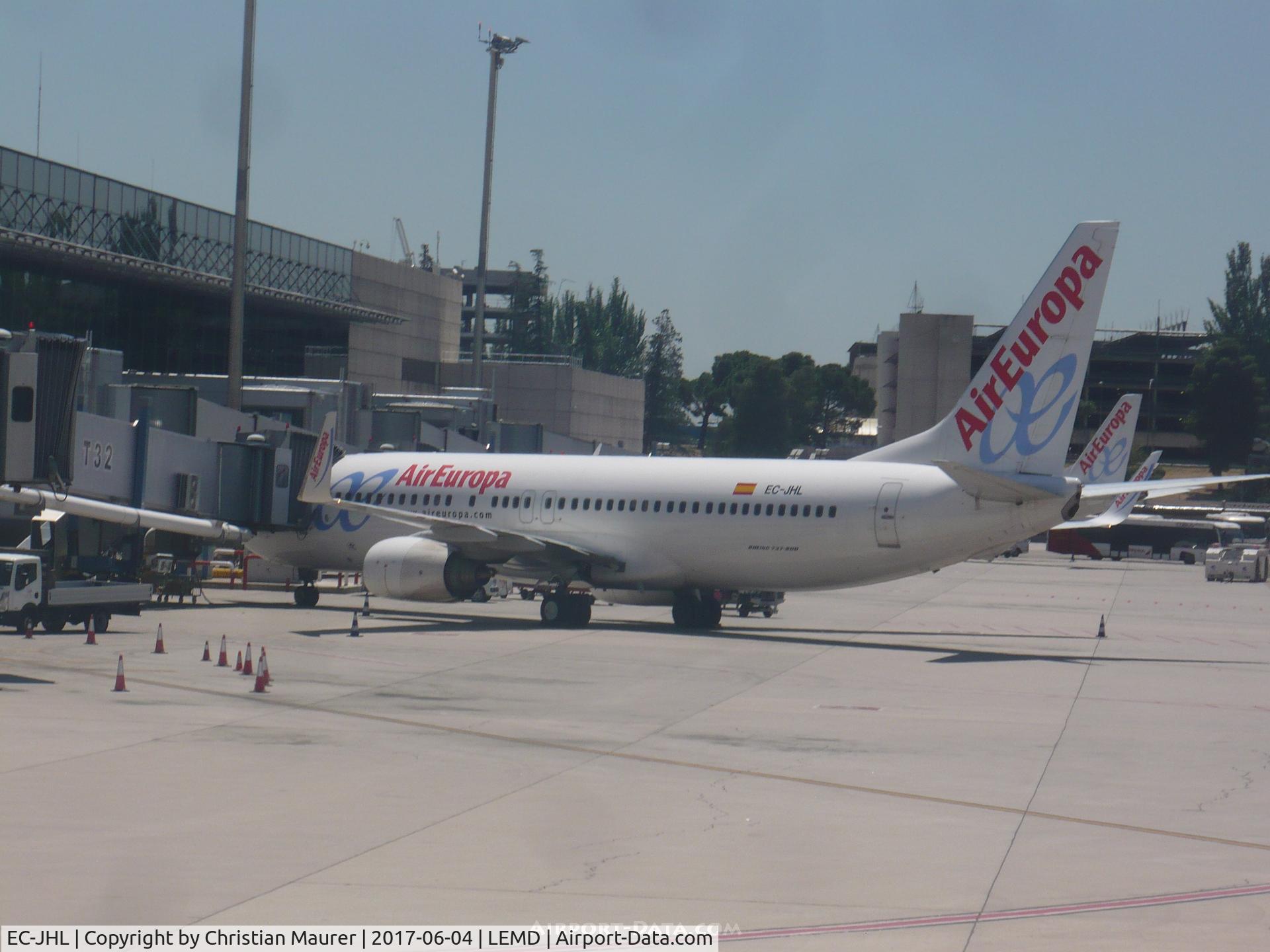EC-JHL, 2005 Boeing 737-85P C/N 33976, Air Europa