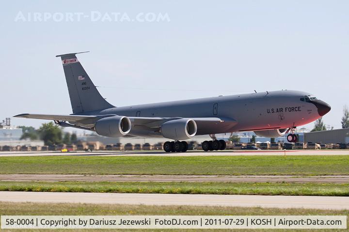 58-0004, 1958 Boeing KC-135R Stratotanker C/N 17749, KC-135R Stratotanker 58-0004 from 126th ARS 128th ARW General Mitchell IAPARS, WI