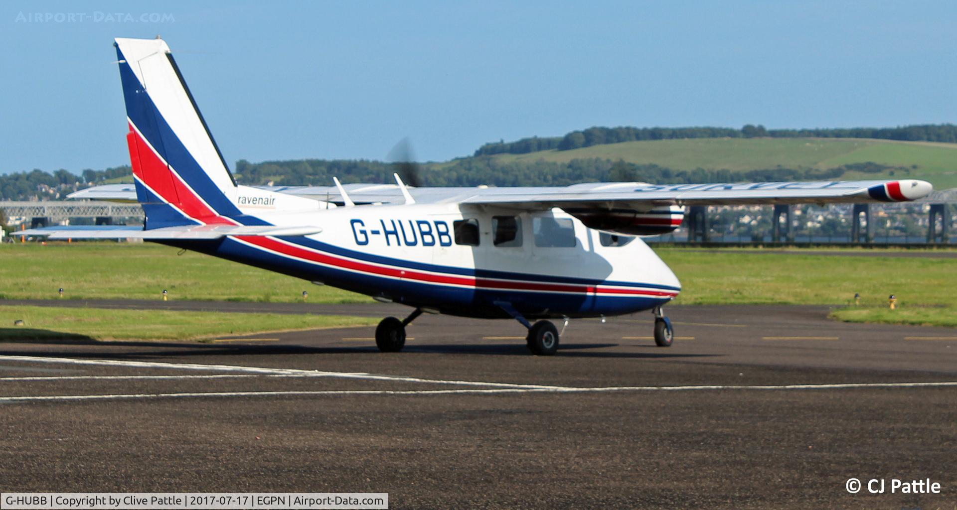 G-HUBB, 1979 Partenavia P-68B Victor C/N 194, Pictured at Dundee Riverside
