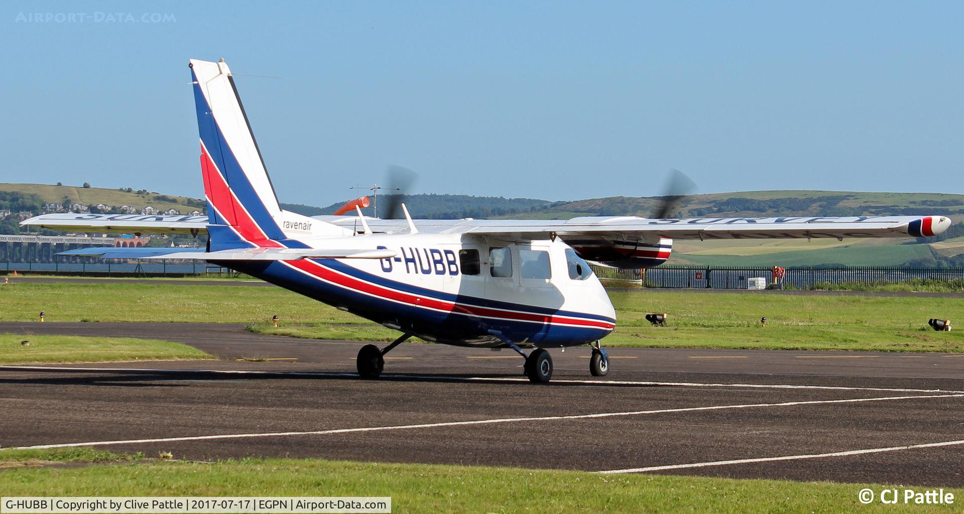 G-HUBB, 1979 Partenavia P-68B Victor C/N 194, Pictured at Dundee