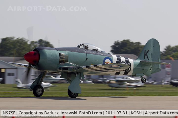 N97SF, 1952 Hawker Sea Fury FB.11 C/N 37729, Hawker Sea Fury FB.11 CN 37729, N97SF