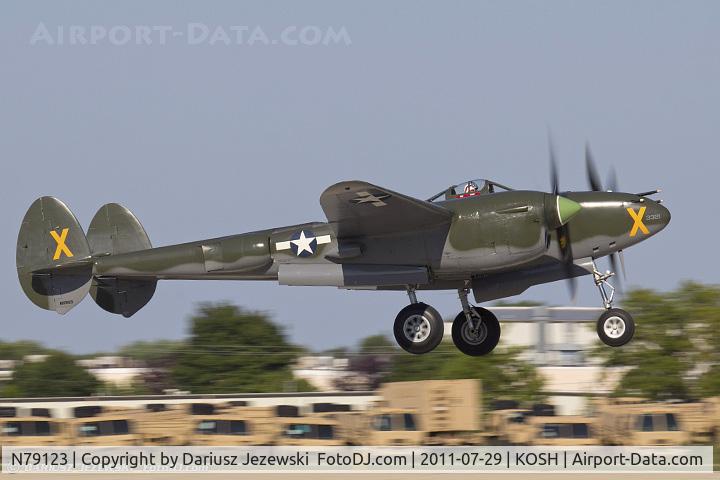 N79123, 1945 Lockheed P-38L-5 Lightning C/N 422-8235, Lockheed P-38L-5 Lightning Ruff Stuff CN 422-8235, NX79123