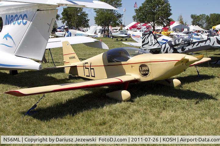 N56ML, 2004 Rand KR-2S C/N 382, KR-2S CN 382, N56ML