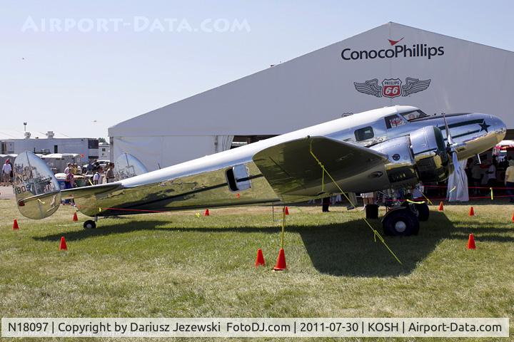 N18097, 1938 Lockheed 12A Electra Junior C/N 1250, Lockheed 12A Electra Junior CN 1250, NC18097