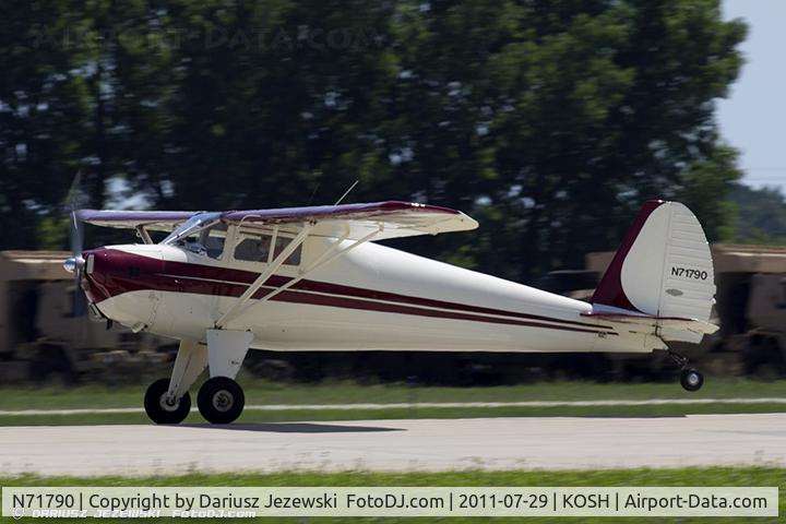 N71790, 1946 Luscombe 8A C/N 3217, Luscombe 8A Luscome Master CN 3217, N71790