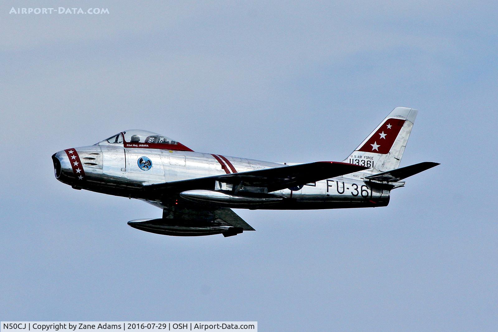 N50CJ, Canadair CL-13B Sabre 6 C/N 1490, At the 2016 EAA AirVenture - Oshkosh, Wisconsin