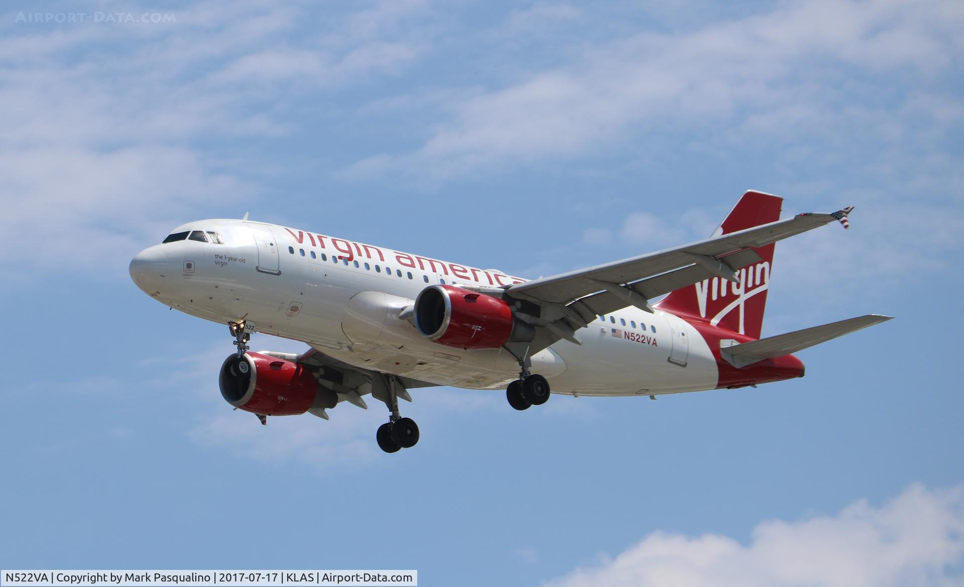 N522VA, 2006 Airbus A319-112 C/N 2811, Airbus A319