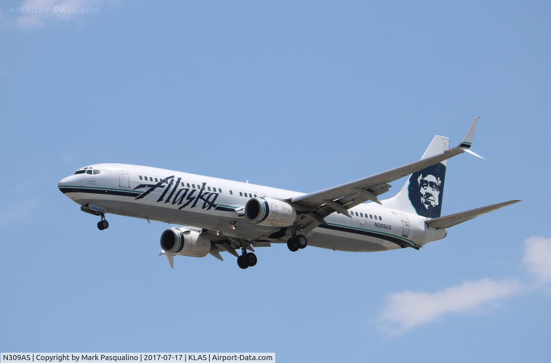N309AS, 2001 Boeing 737-990 C/N 30857, Boeing 737-900