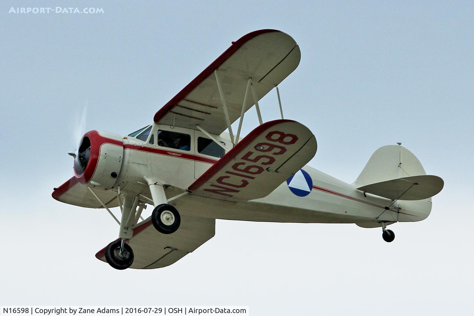 N16598, 1936 Waco YKS-6 C/N 4522, At the 2016 EAA AirVenture - Oshkosh, Wisconsin