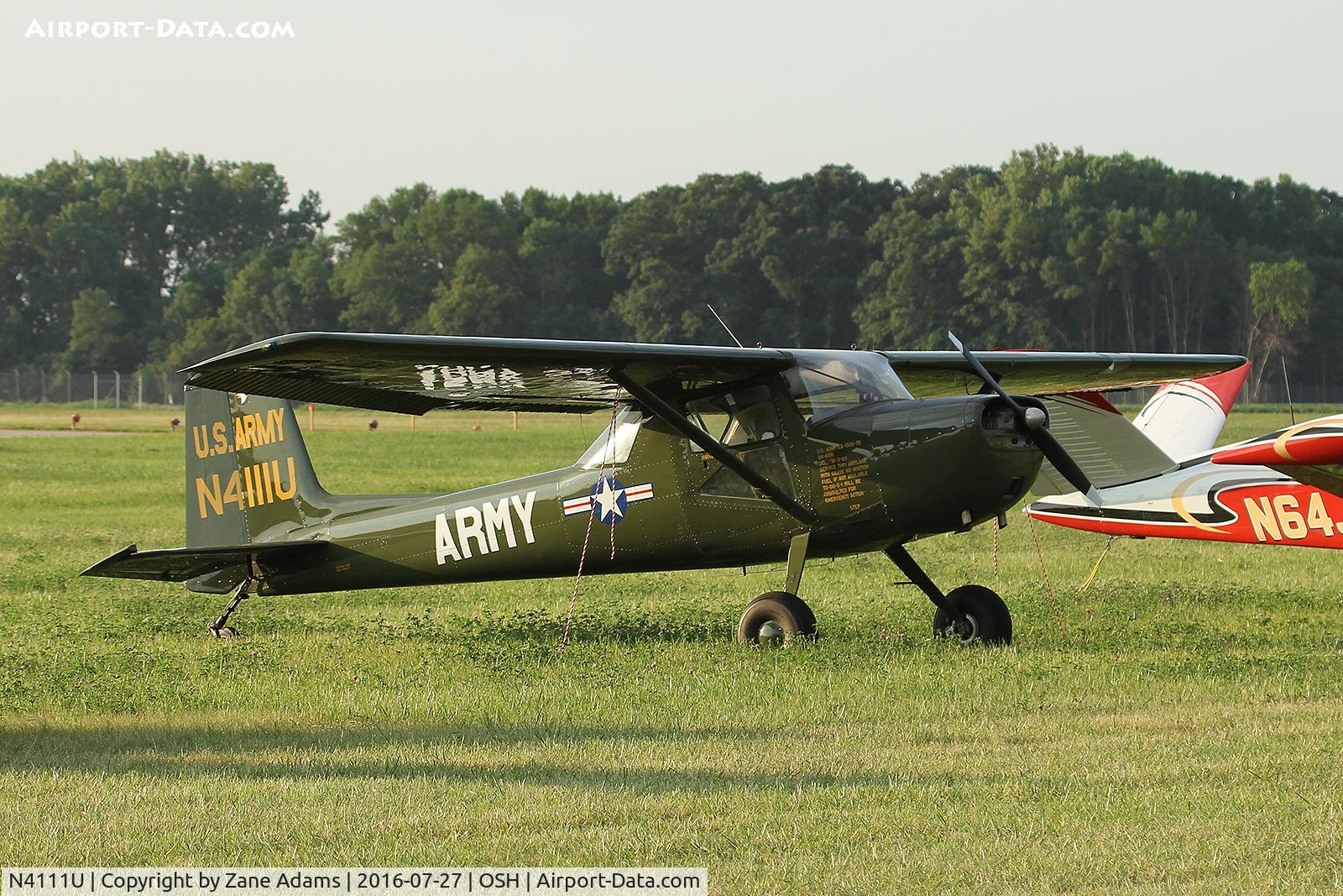 N4111U, 1963 Cessna 150D C/N 15060111, At the 2016 EAA AirVenture - Oshkosh, Wisconsin