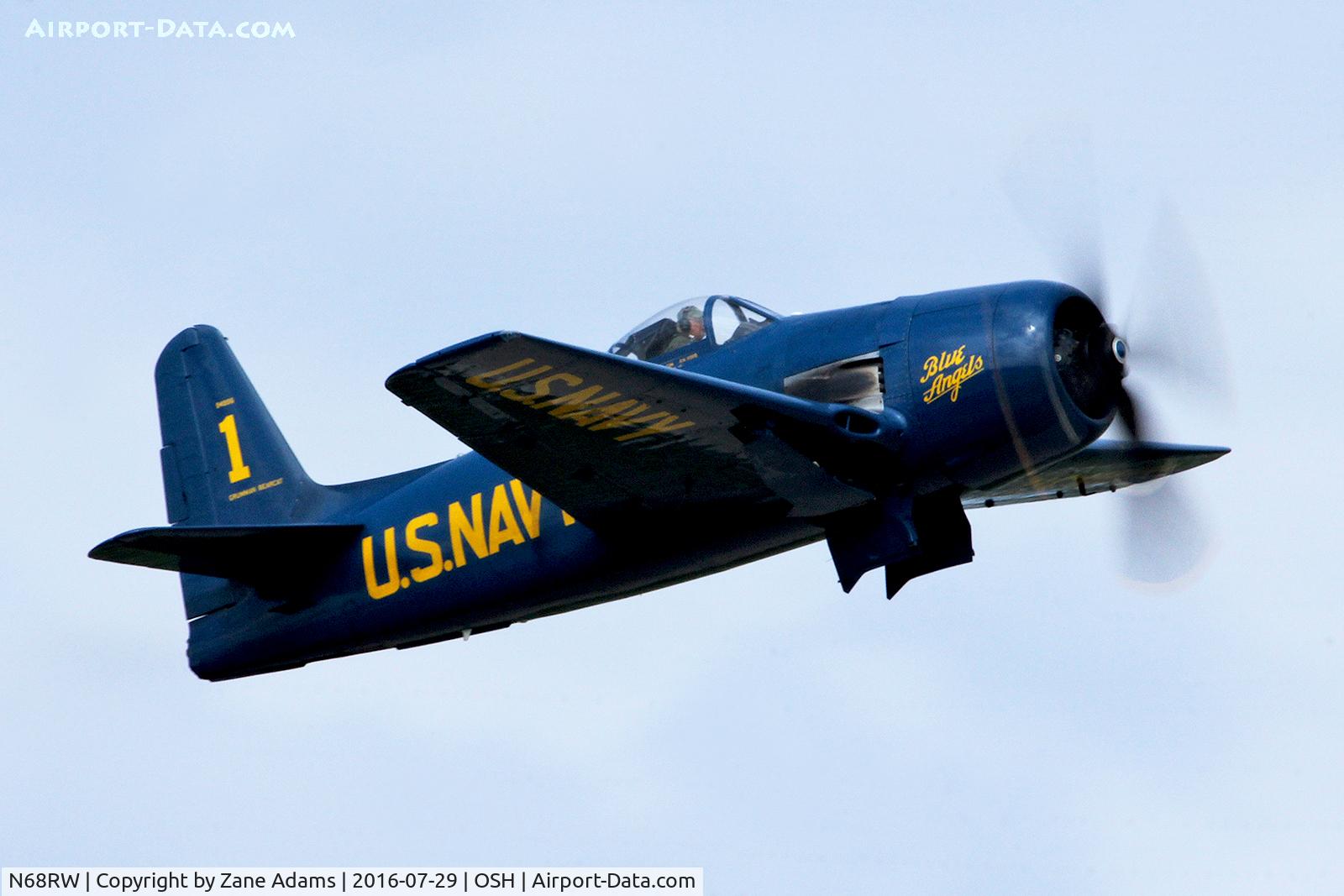 N68RW, 1947 Grumman F8F-2 (G58) Bearcat C/N D.1162, At the 2016 EAA AirVenture - Oshkosh, Wisconsin