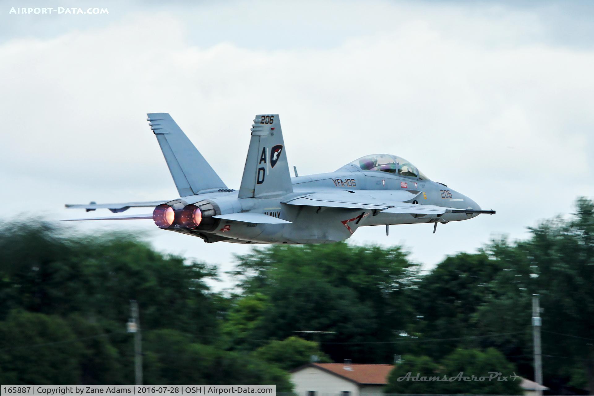 165887, Boeing F/A-18F Super Hornet C/N F047, At the 2016 EAA AirVenture - Oshkosh, Wisconsin