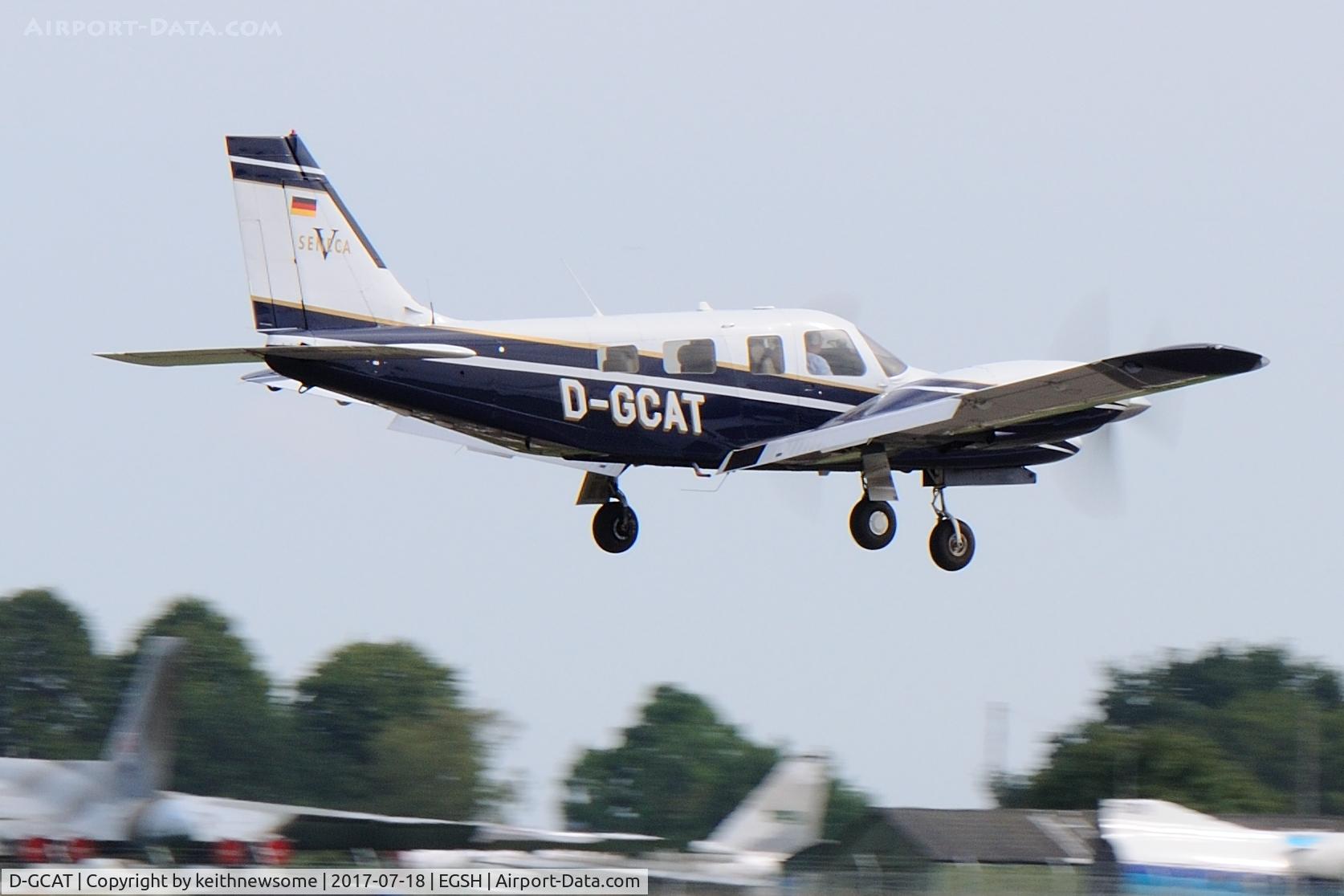 D-GCAT, Piper PA-34-220T Seneca V C/N 3449167, Nice Visitor.