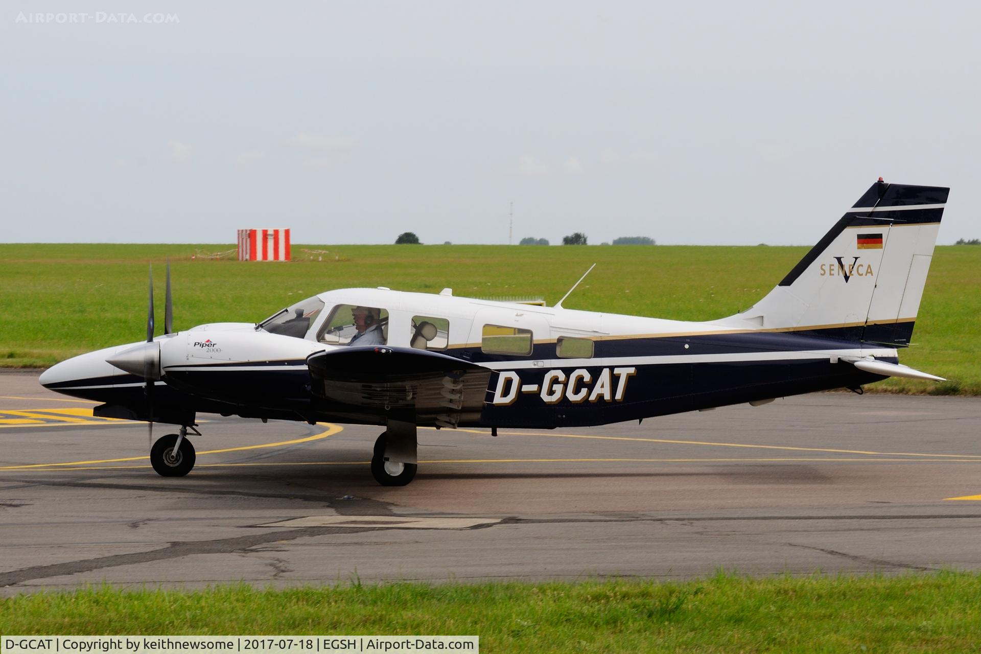 D-GCAT, Piper PA-34-220T Seneca V C/N 3449167, Nice Visitor.