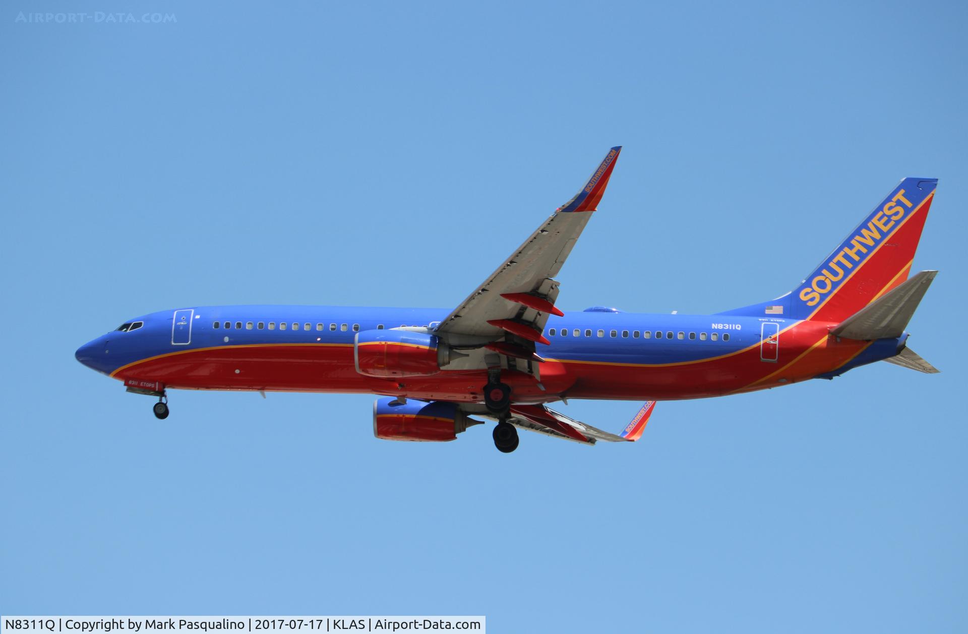 N8311Q, 2012 Boeing 737-8H4 C/N 38808, Boeing 737-800