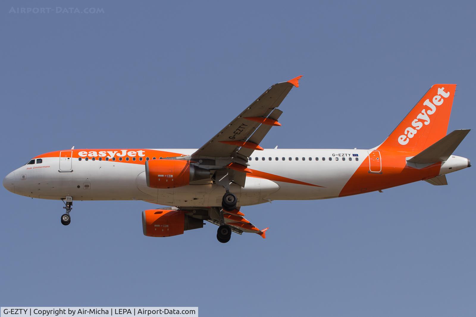 G-EZTY, 2010 Airbus A320-214 C/N 4554, EasyJet