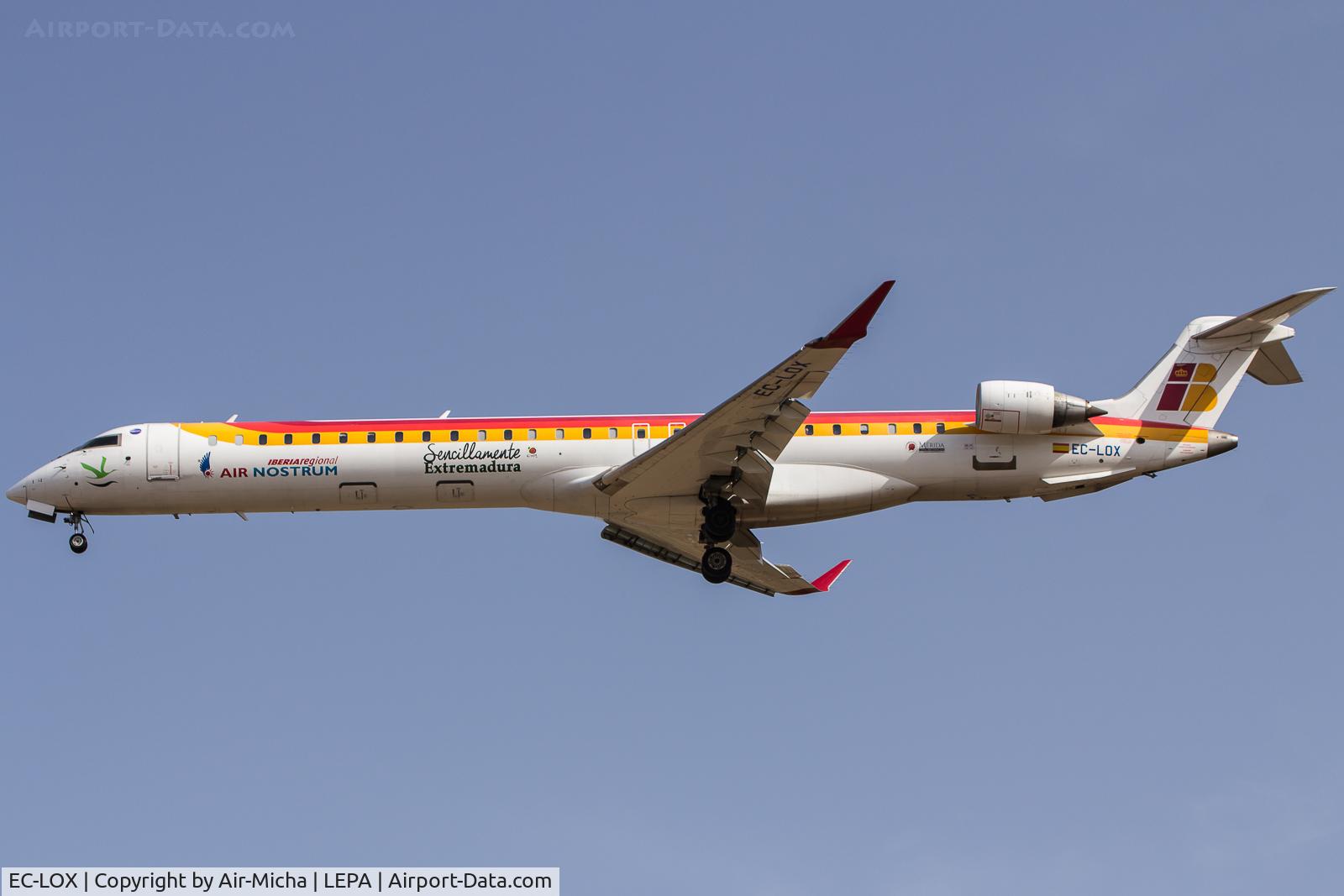 EC-LOX, 2011 Bombardier CRJ-1000ER NG (CL-600-2E25) C/N 19020, Air Nostrum