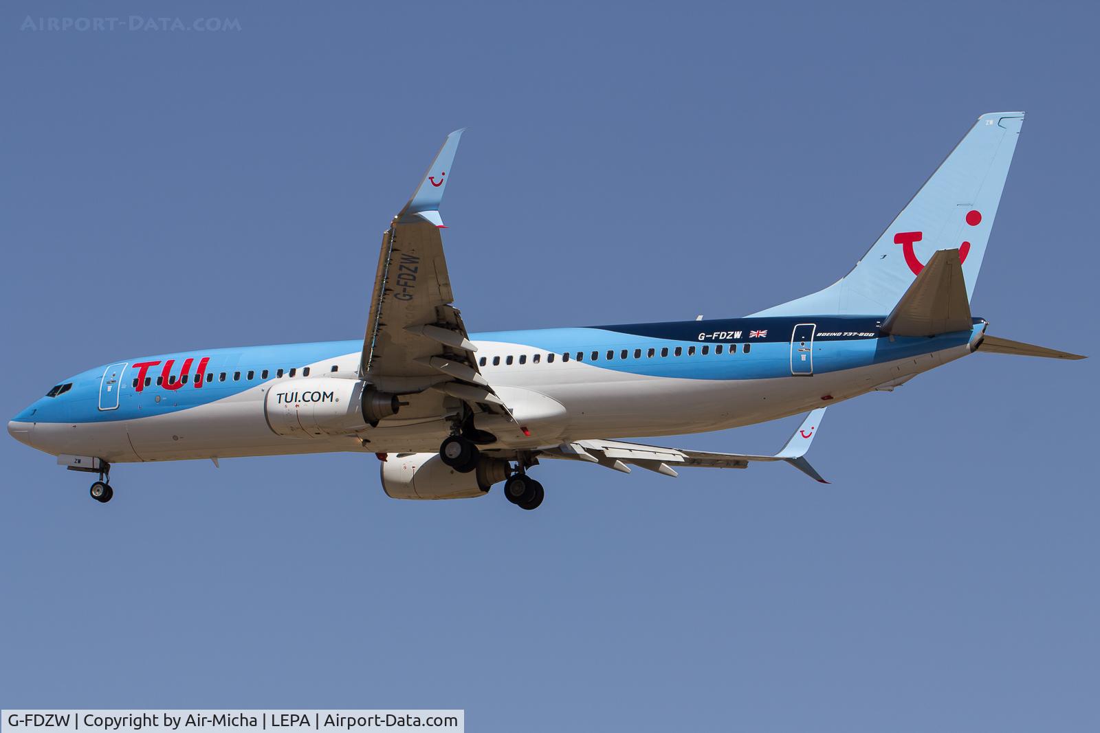 G-FDZW, 2011 Boeing 737-8K5 C/N 37254, Thomson Airways