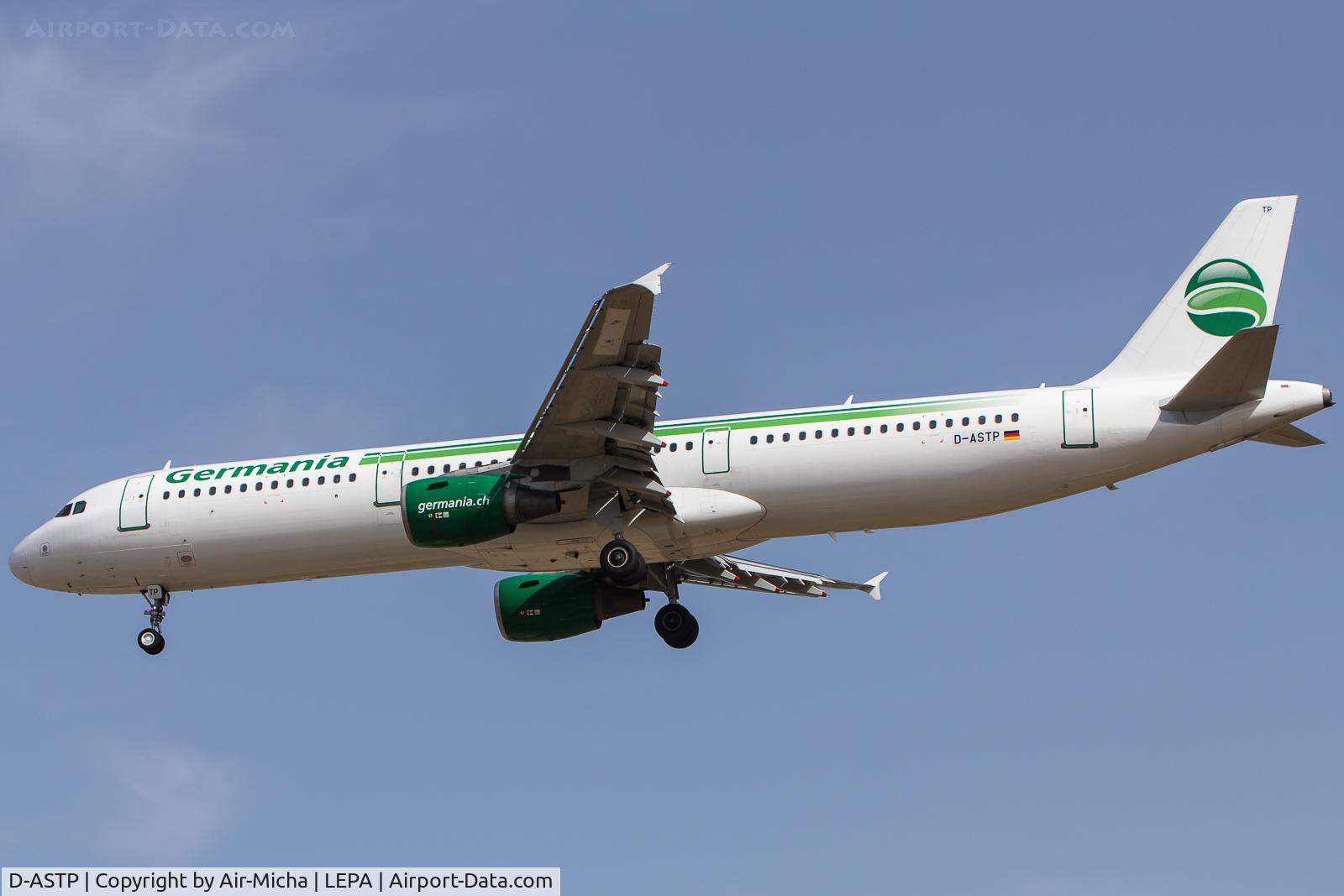 D-ASTP, 1997 Airbus A321-211 C/N 684, Germania
