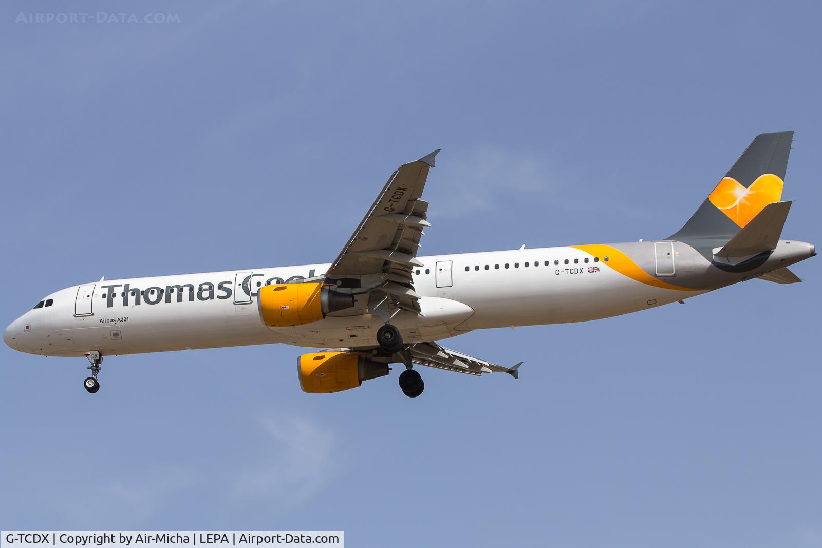 G-TCDX, 2002 Airbus A321-211 C/N 1887, Thomas Cook Airlines