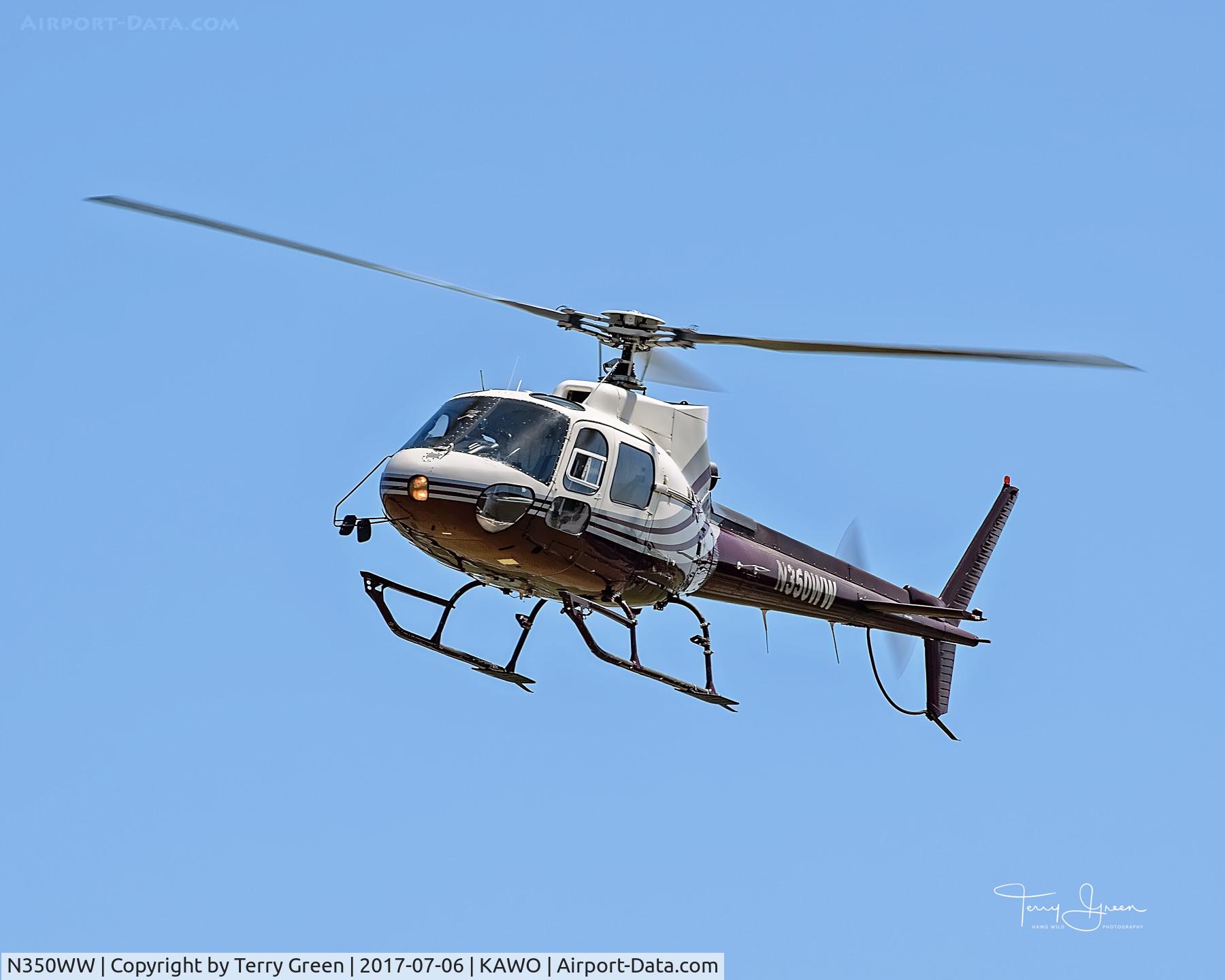 N350WW, 1989 Eurocopter AS-350B-2 Ecureuil Ecureuil C/N 2228, KAWO