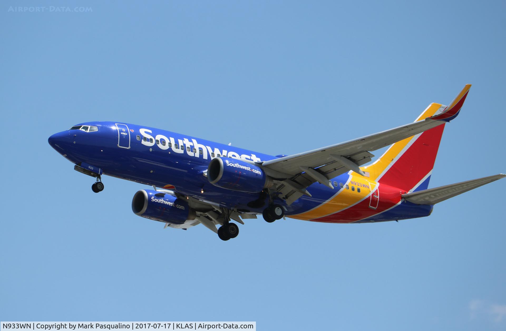 N933WN, 2009 Boeing 737-7H4 C/N 36640, Boeing 737-700