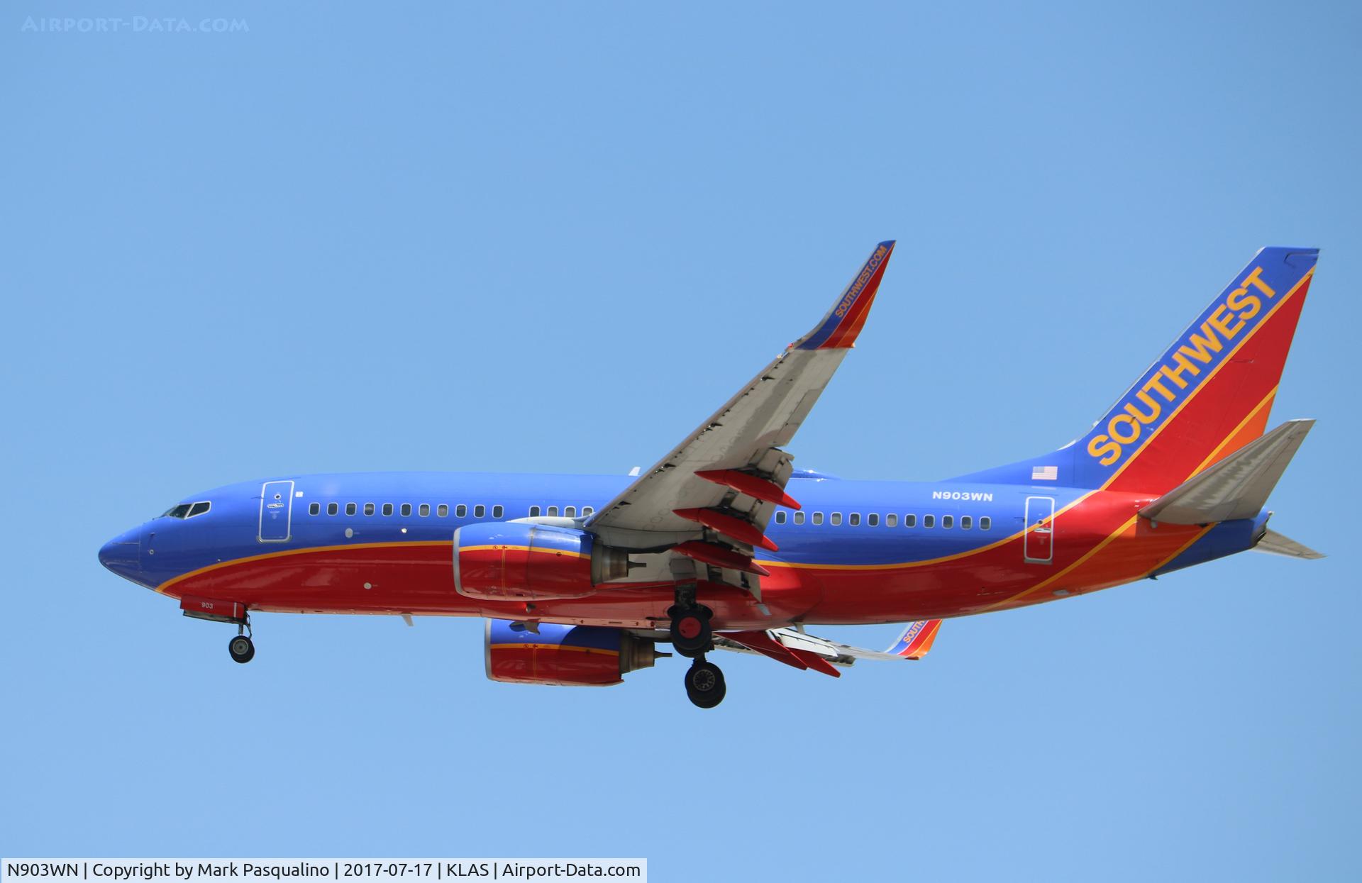 N903WN, 2007 Boeing 737-7H4 C/N 32457, Boeing 737-700